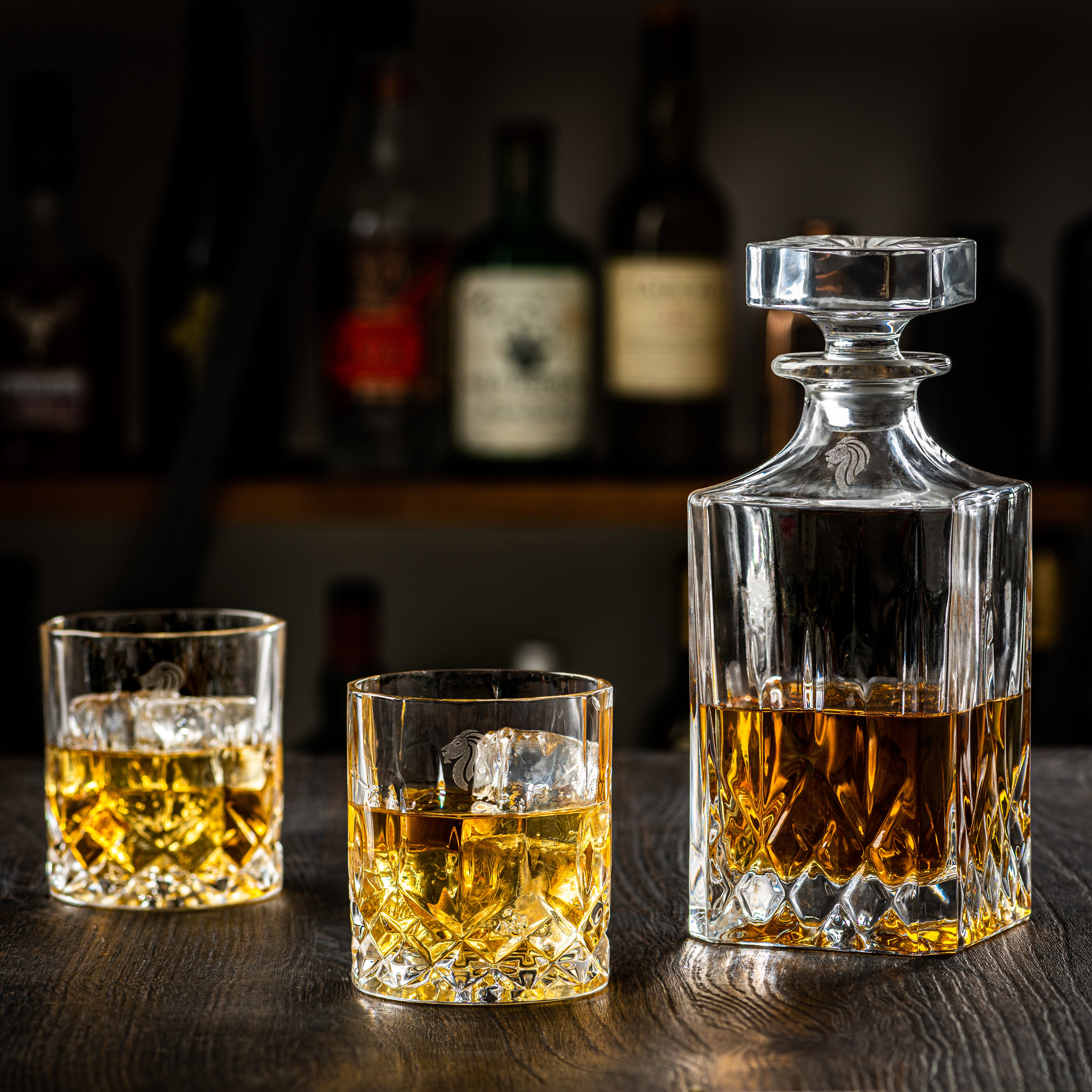 Whiskey Karaf Vintage Giftset
