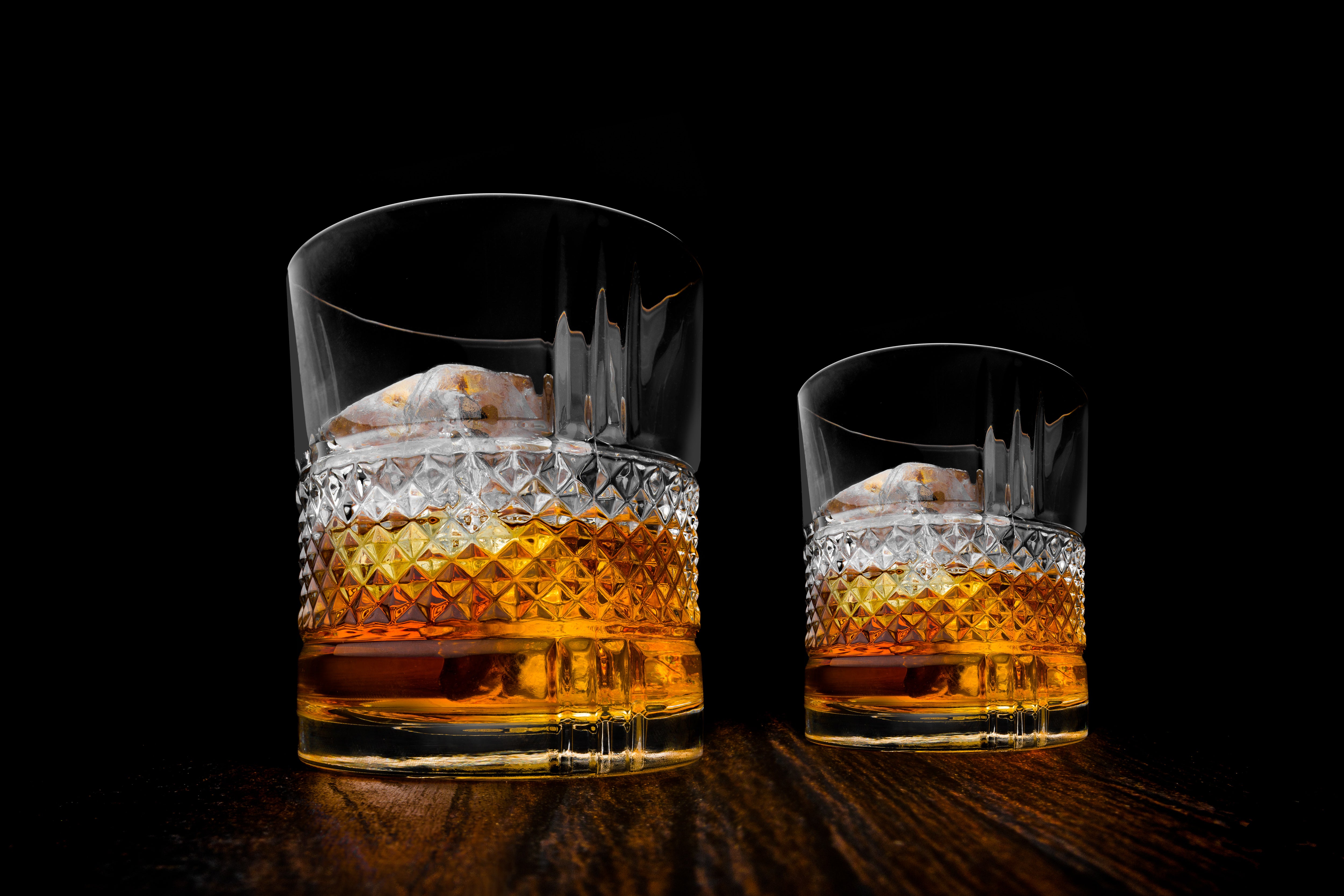 Whiskey Glazen Superior Set van 2 in Luxe Giftbox