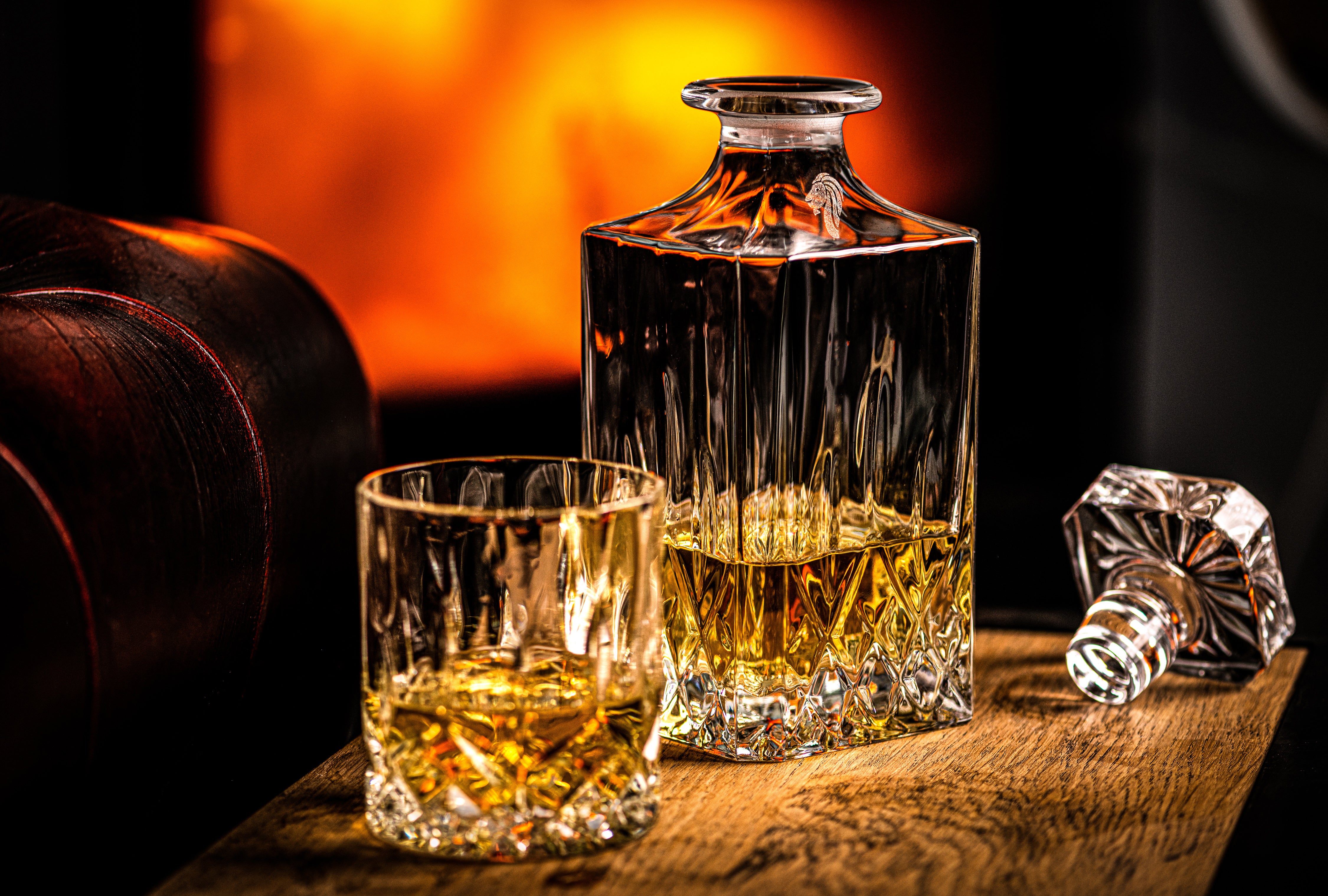 Whiskey Karaf Set Vintage in Luxe Giftbox