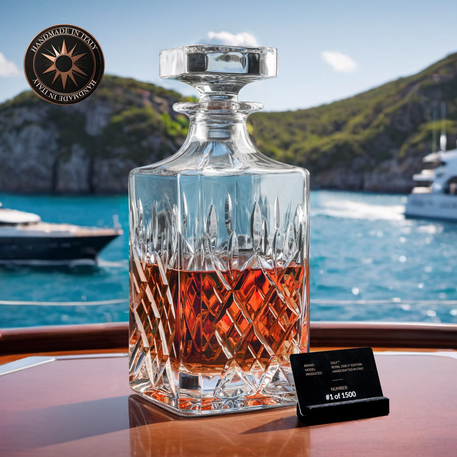 Handgemaakte Limited Edition Whiskey Karaf